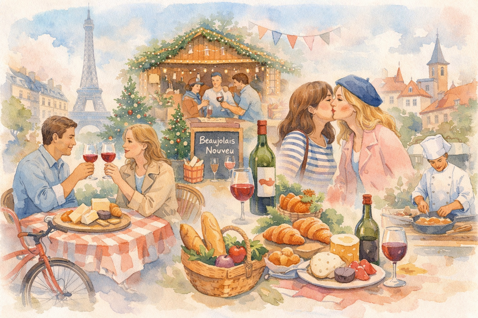 Illustration La Vie en Français